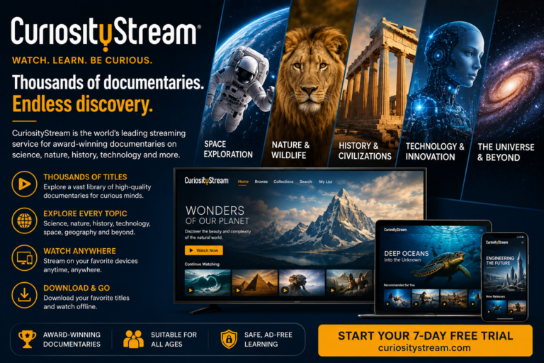 CuriosityStream: Educational Documentaries Online 2026