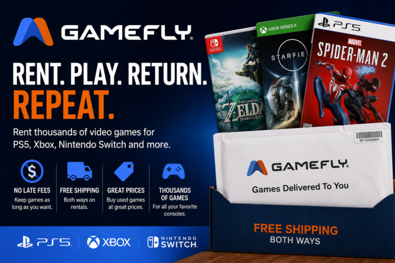 GameFly – Rent, Buy, and Play Your Favorite Video Games