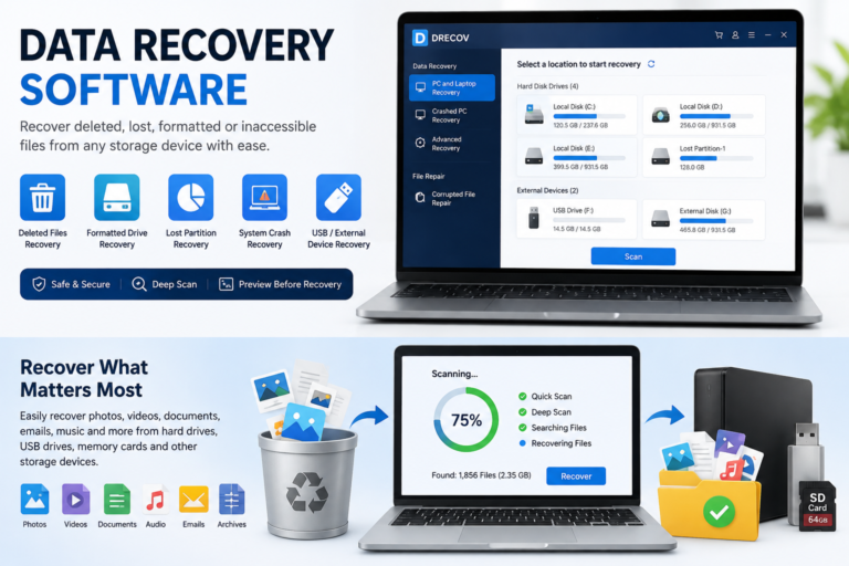 Data Recovery Software: Recover Lost and Deleted Files Easily 2026