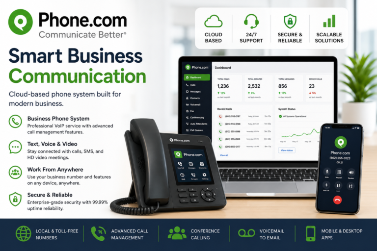 Phone.com: Flexible Business Phone and VoIP Communication 2026