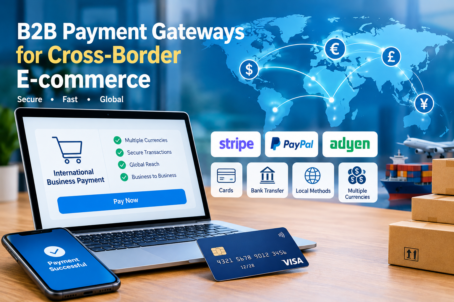 Best international payment gateways for e-commerce and secure cross-border payments