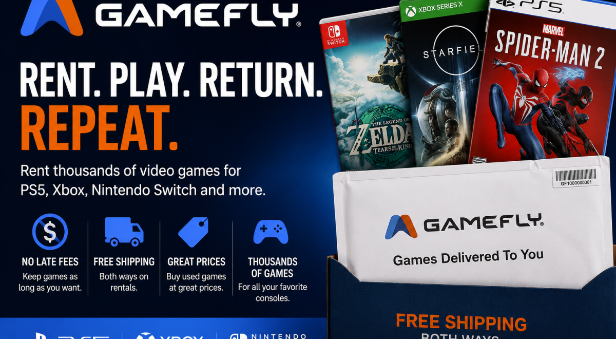 GameFly – Rent, Buy, and Play Your Favorite Video Games