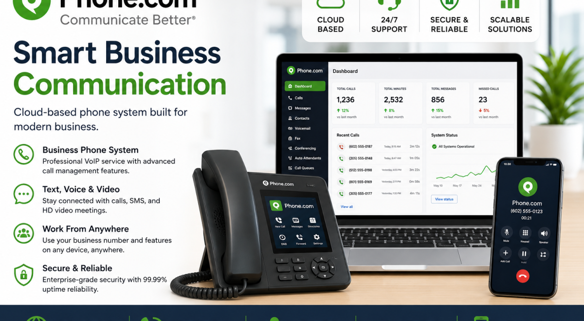 Phone.com: Flexible Business Phone and VoIP Communication 2026